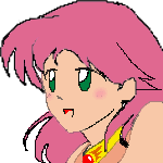 Lenna's Face. Figuring out her hairstyle was a tough job.